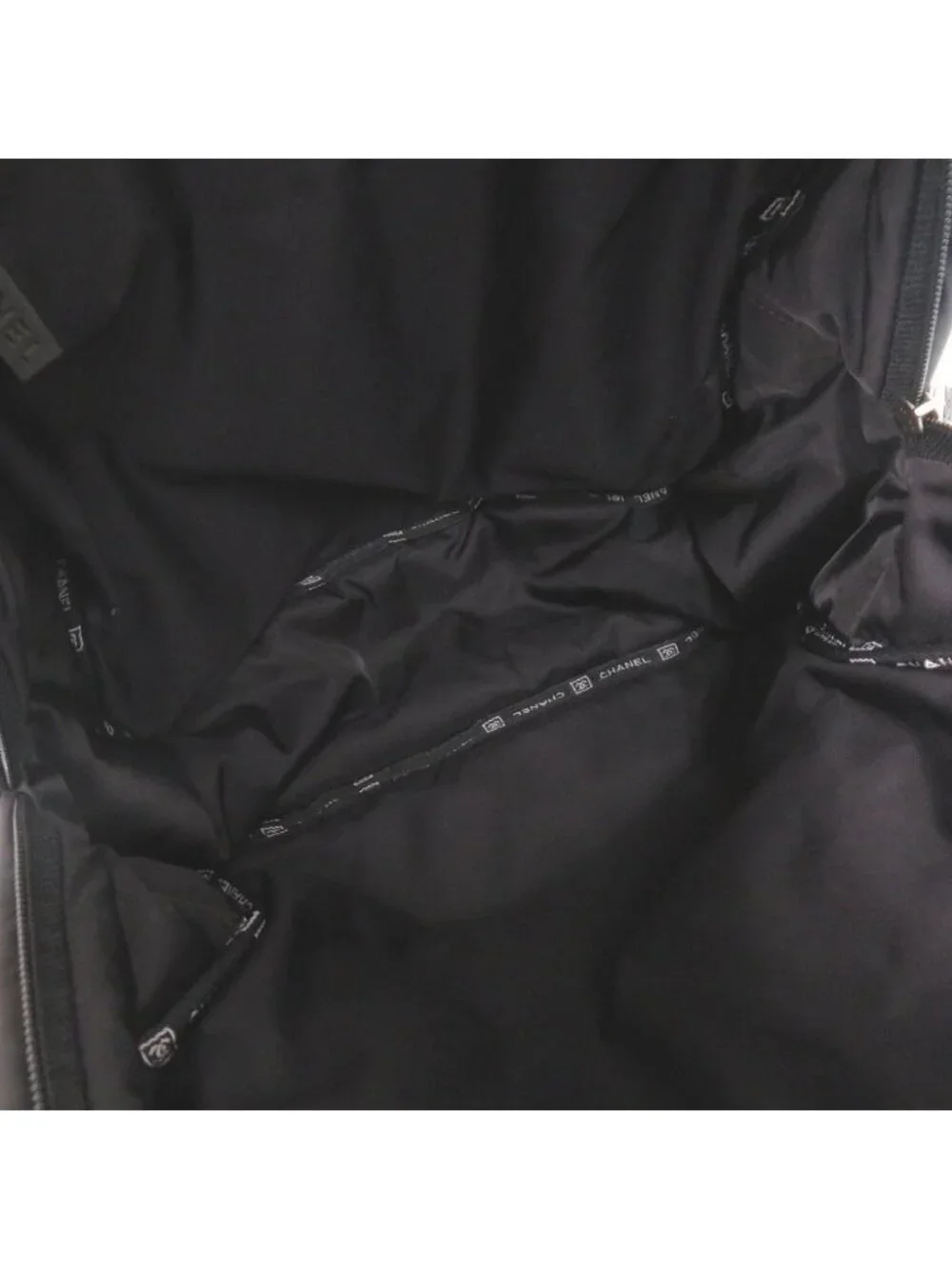 Chanel Sports Line CC Logo Nylon Black Backpack